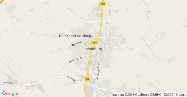 Karte Mainburg