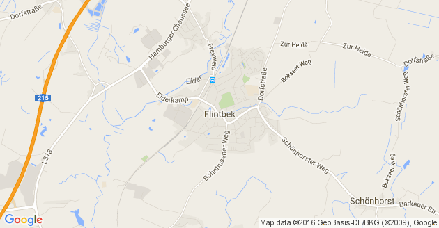 Karte Flintbek
