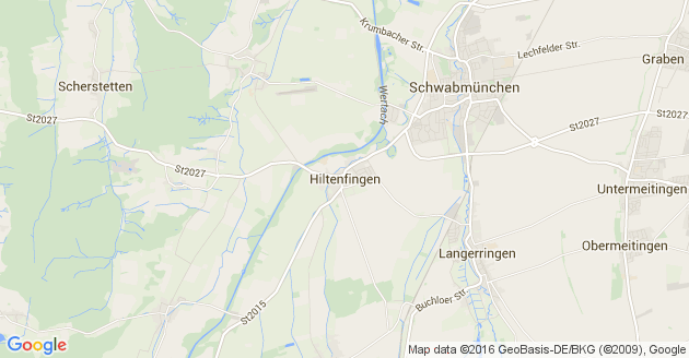 Karte Hiltenfingen