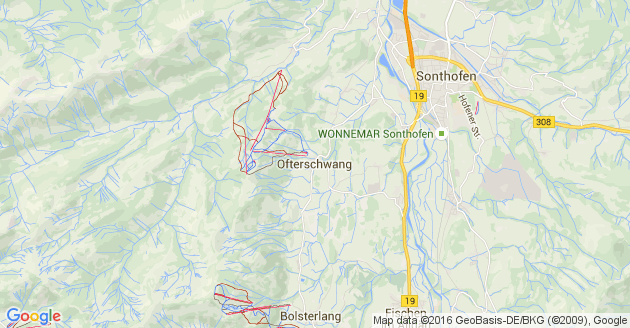 Karte Ofterschwang