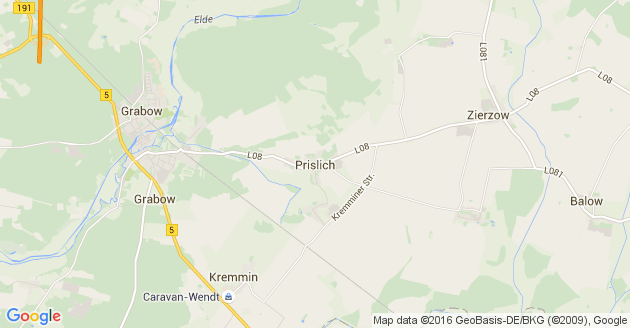 Karte Prislich