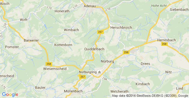 Karte Quiddelbach