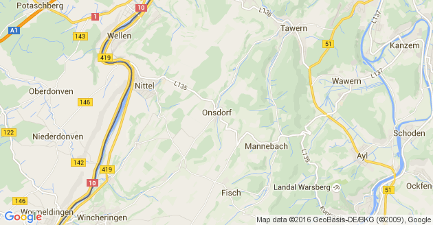 Karte Onsdorf