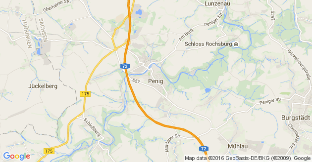 Karte Penig