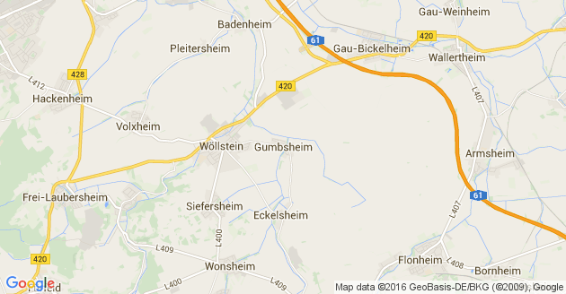Karte Gumbsheim