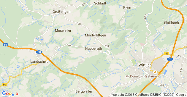 Karte Hupperath