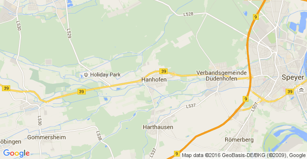 Karte Hanhofen