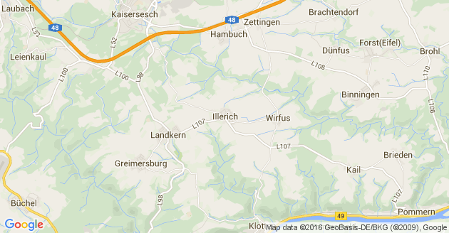 Karte Illerich