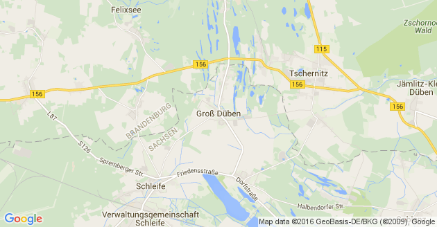 Karte Groß Düben