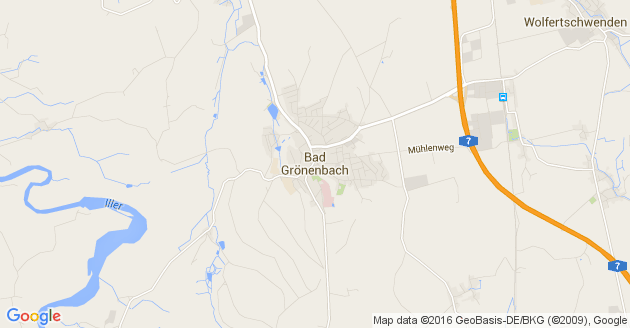 Karte Bad Grönenbach