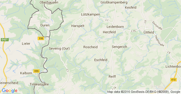 Karte Roscheid