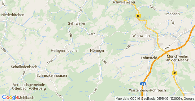 Karte Höringen