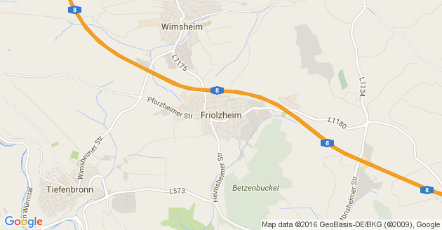 Karte Friolzheim