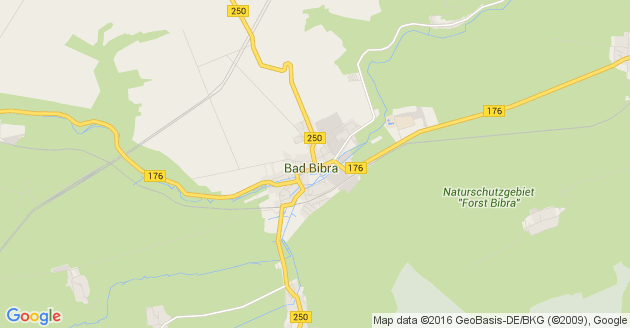 Karte Bad Bibra