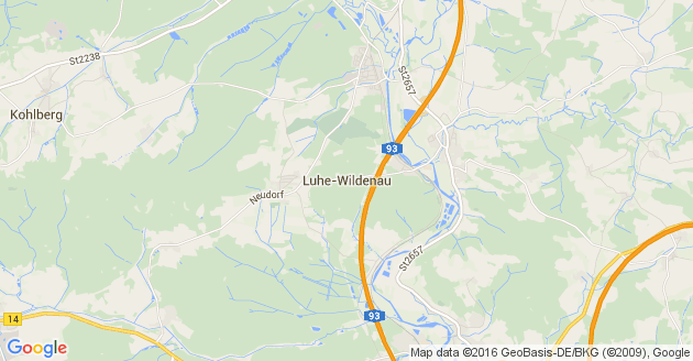 Karte Luhe Wildenau