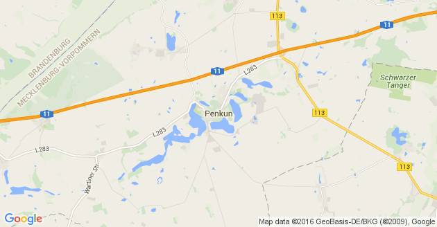 Karte Penkun