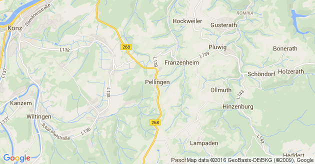 Karte Pellingen