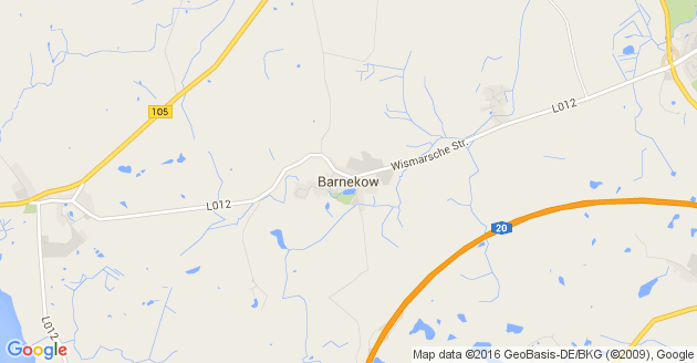 Karte Barnekow
