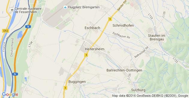Karte Heitersheim
