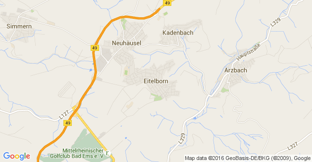 Karte Eitelborn