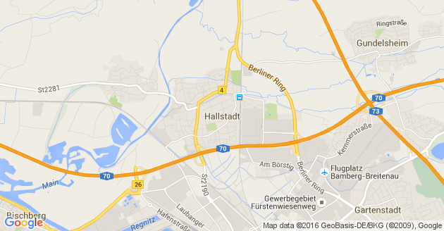 Karte Hallstadt