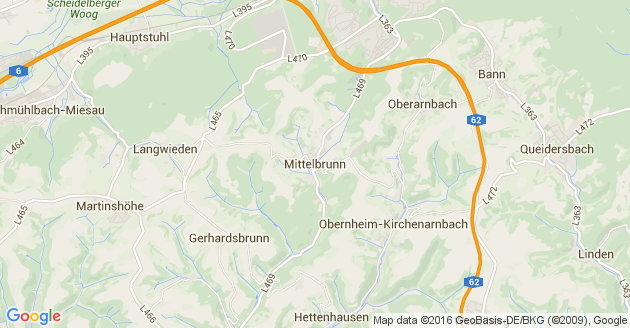 Karte Mittelbrunn