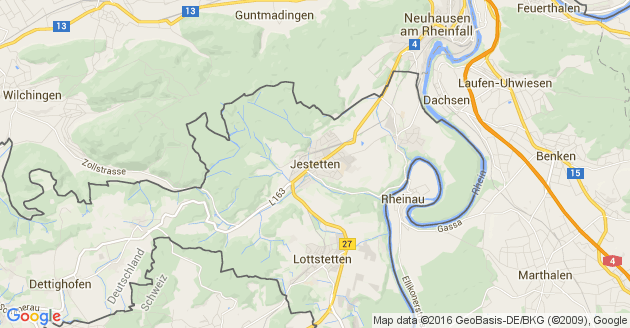 Karte Jestetten