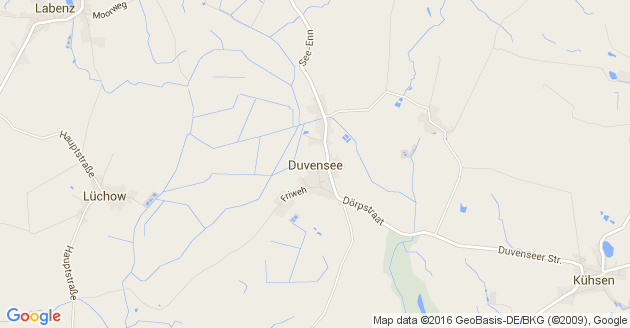 Karte Duvensee