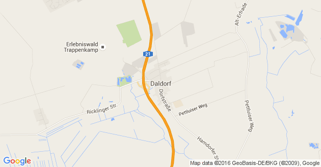 Karte Daldorf