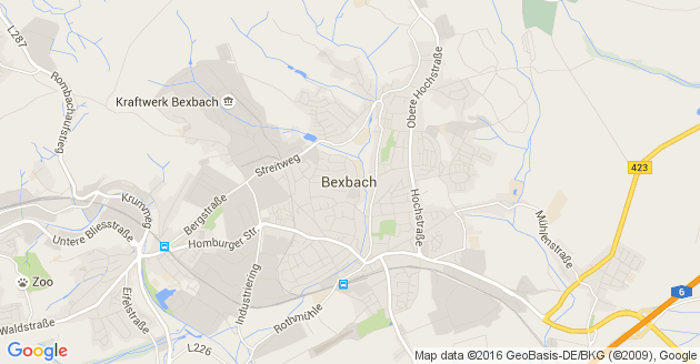 Karte Bexbach