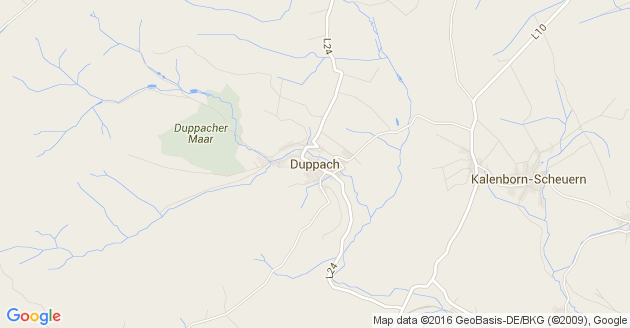 Karte Duppach