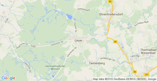 Karte Geyer