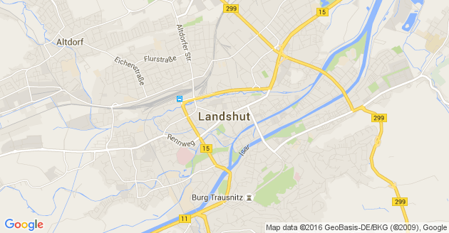 Karte Landshut