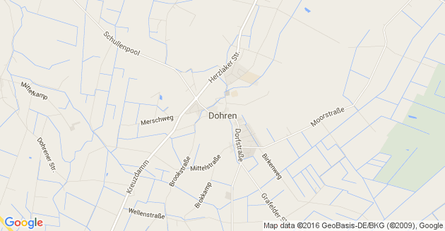 Karte Dohren im Emsland      