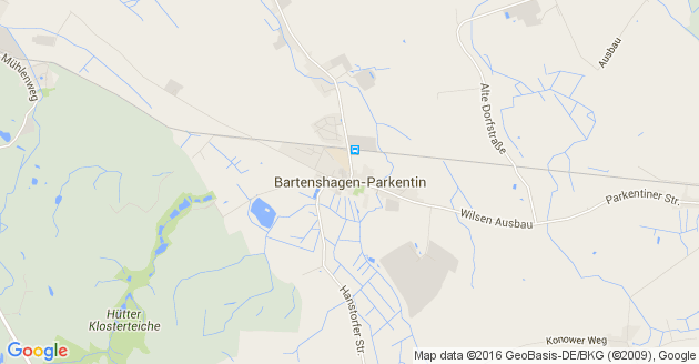 Karte Bartenshagen Parkentin Kreis Bad Doberan