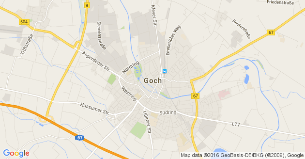 Karte Goch