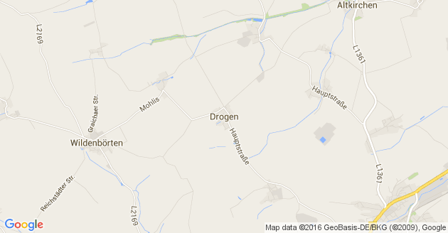 Karte Drogen