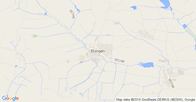 Karte Ehingen in Mittelfranken