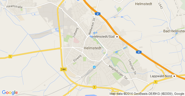 Karte Helmstedt