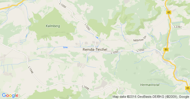 Karte Remda Teichel