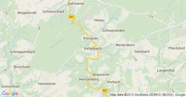 Karte Kellenbach