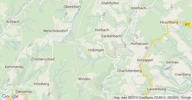 Karte Hübingen