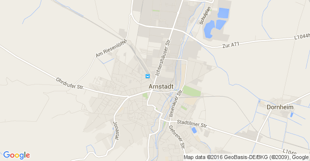 Karte Arnstadt