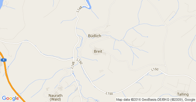 Karte Breit