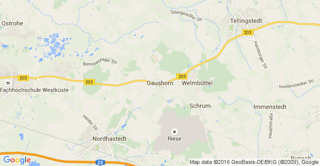 Karte Gaushorn
