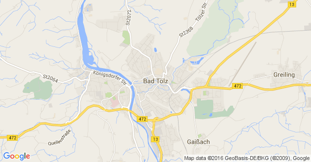 Karte Bad Tölz