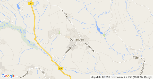 Karte Durlangen