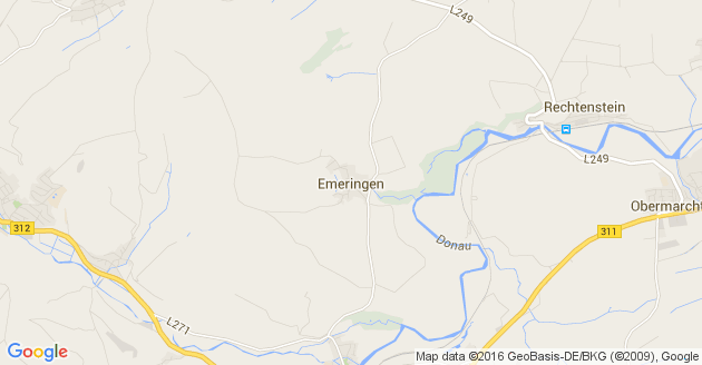 Karte Emeringen
