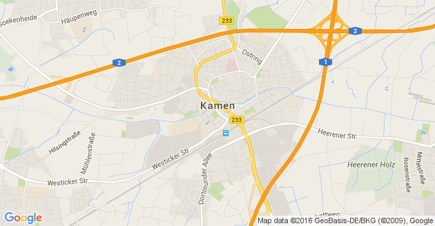 Karte Kamen