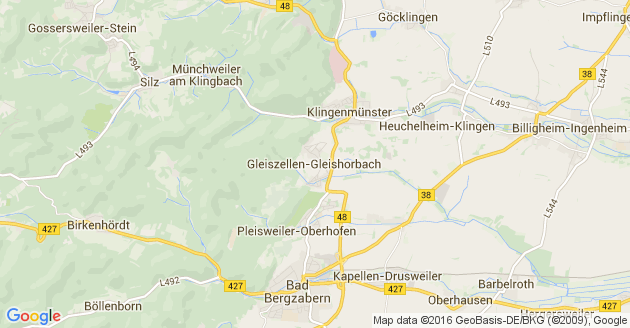 Karte Gleiszellen Gleishorbach